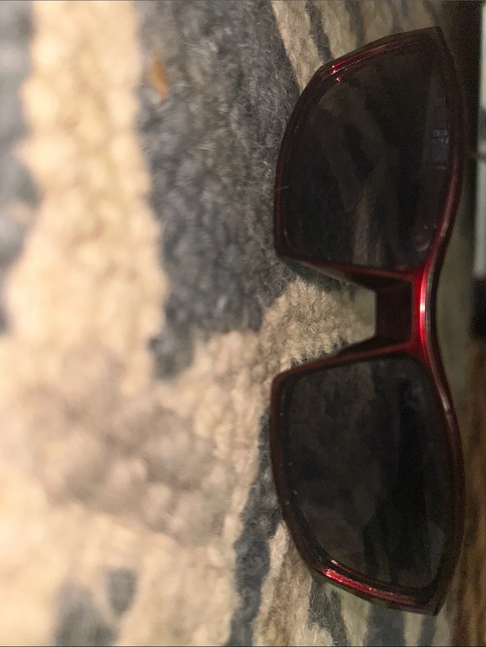 Target Kids Burgundy Rectangular Sunglasses